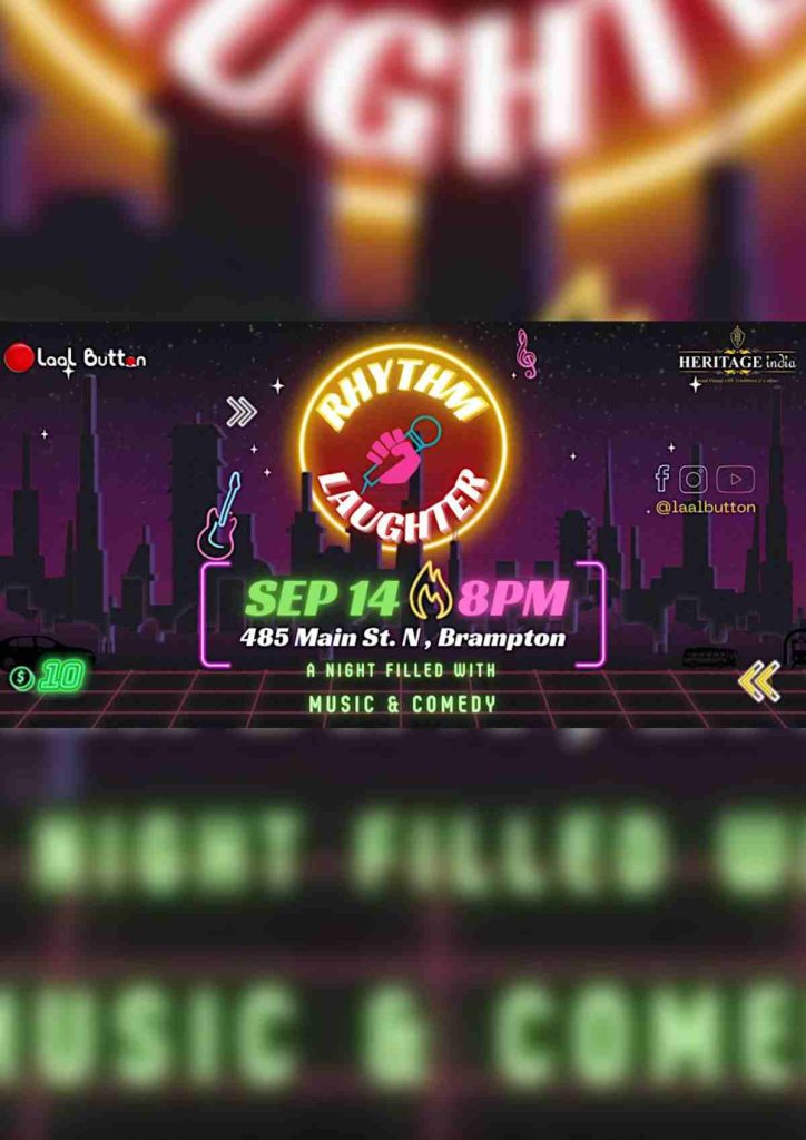 Rhythm & Laughter Night  Stand up Comedy & Live Music