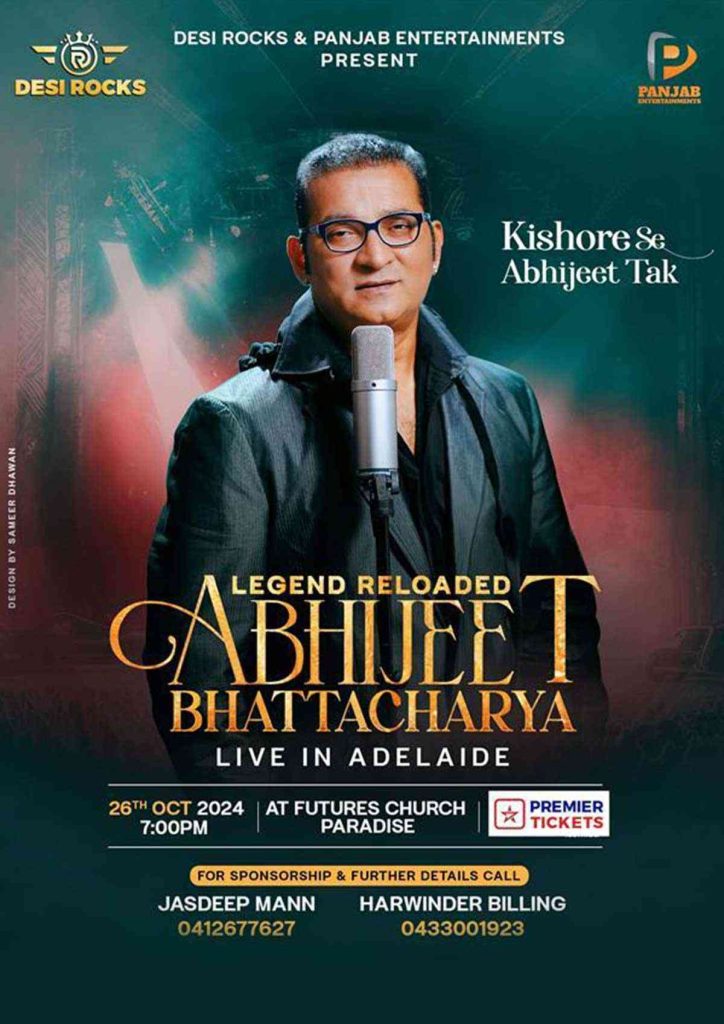 Legend Reloaded Abhijeet Bhattacharya Live in Adelaide