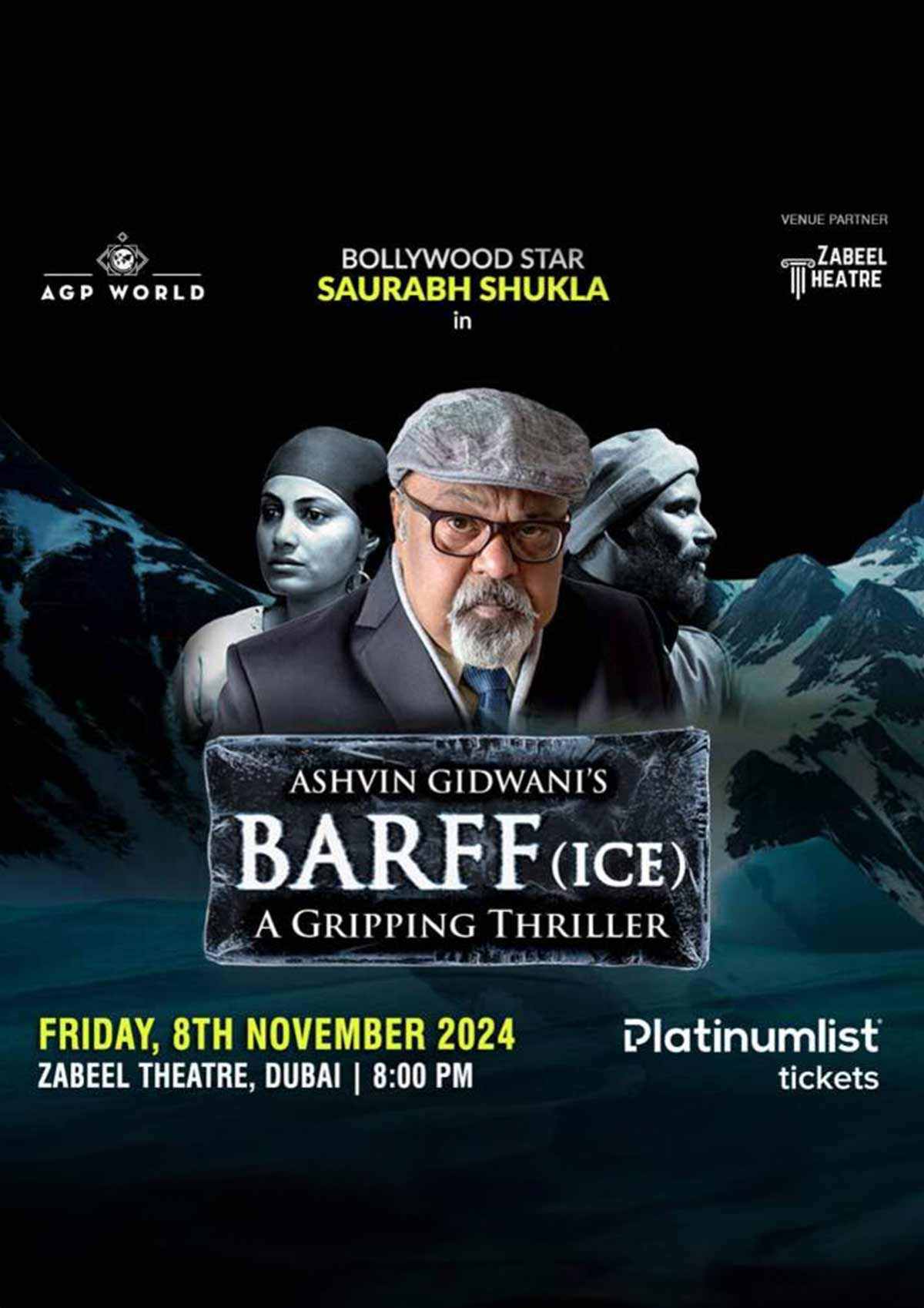 Ashvin Gidwani's Barff at Zabeel Theatre, Dubai 2024