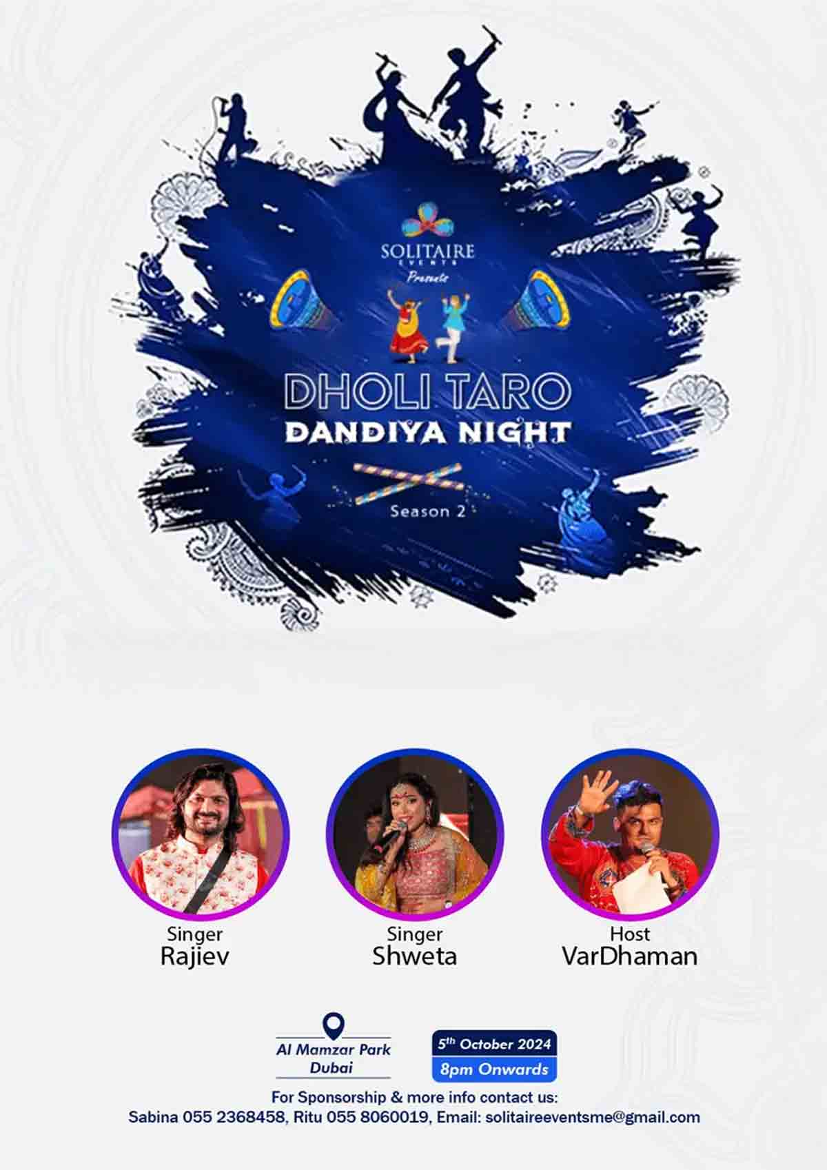 Dholi Taro Dandiya Night Dubai 2024 Oct 5th Excitement!