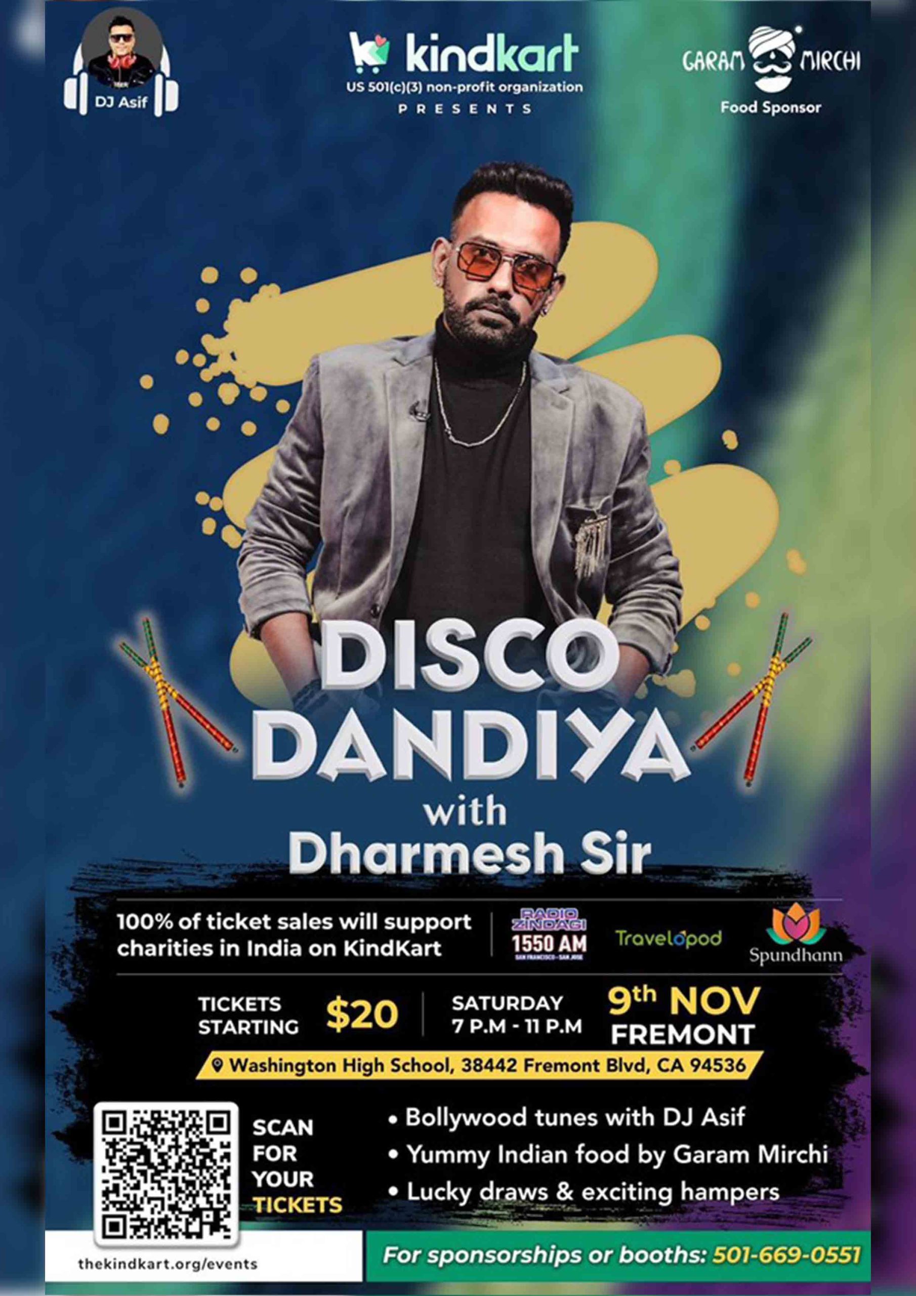 Bollywood Disco Dandiya Night with Dharmesh Sir