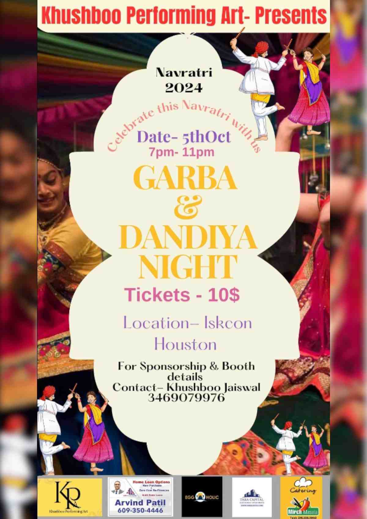 Garba & Dandiya Night at Iskcon 2024