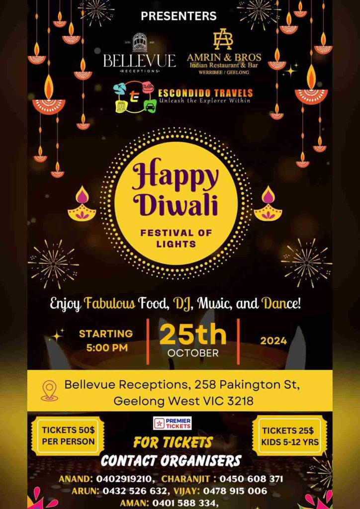 Diwali Gala Dinner 2024 – Geelong