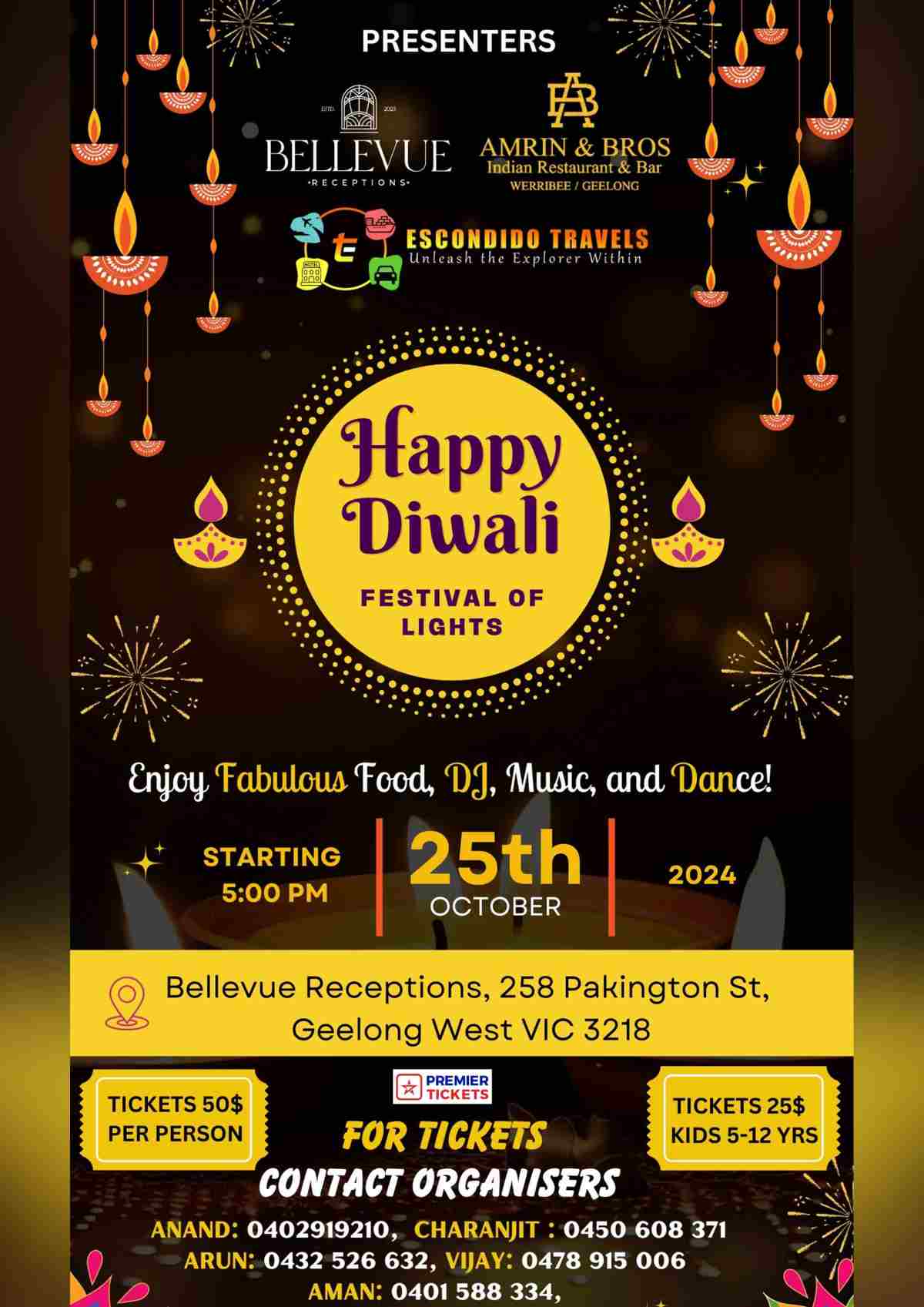 Diwali Gala Dinner 2024 - Geelong