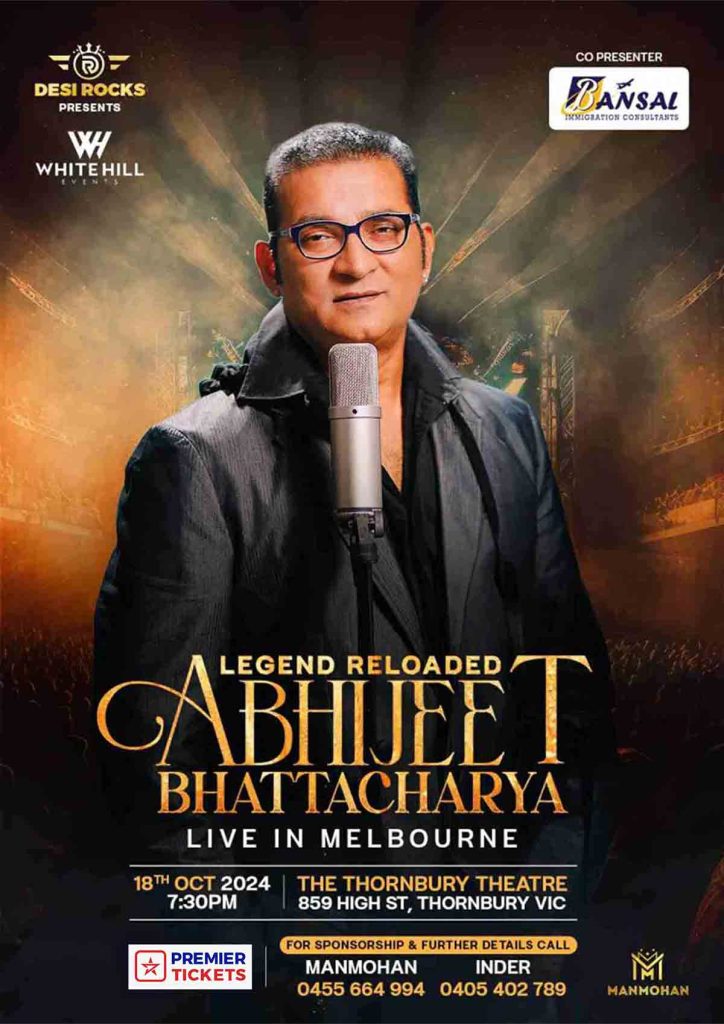 Legend Reloaded Abhijeet Bhattacharya Live in Melbourne