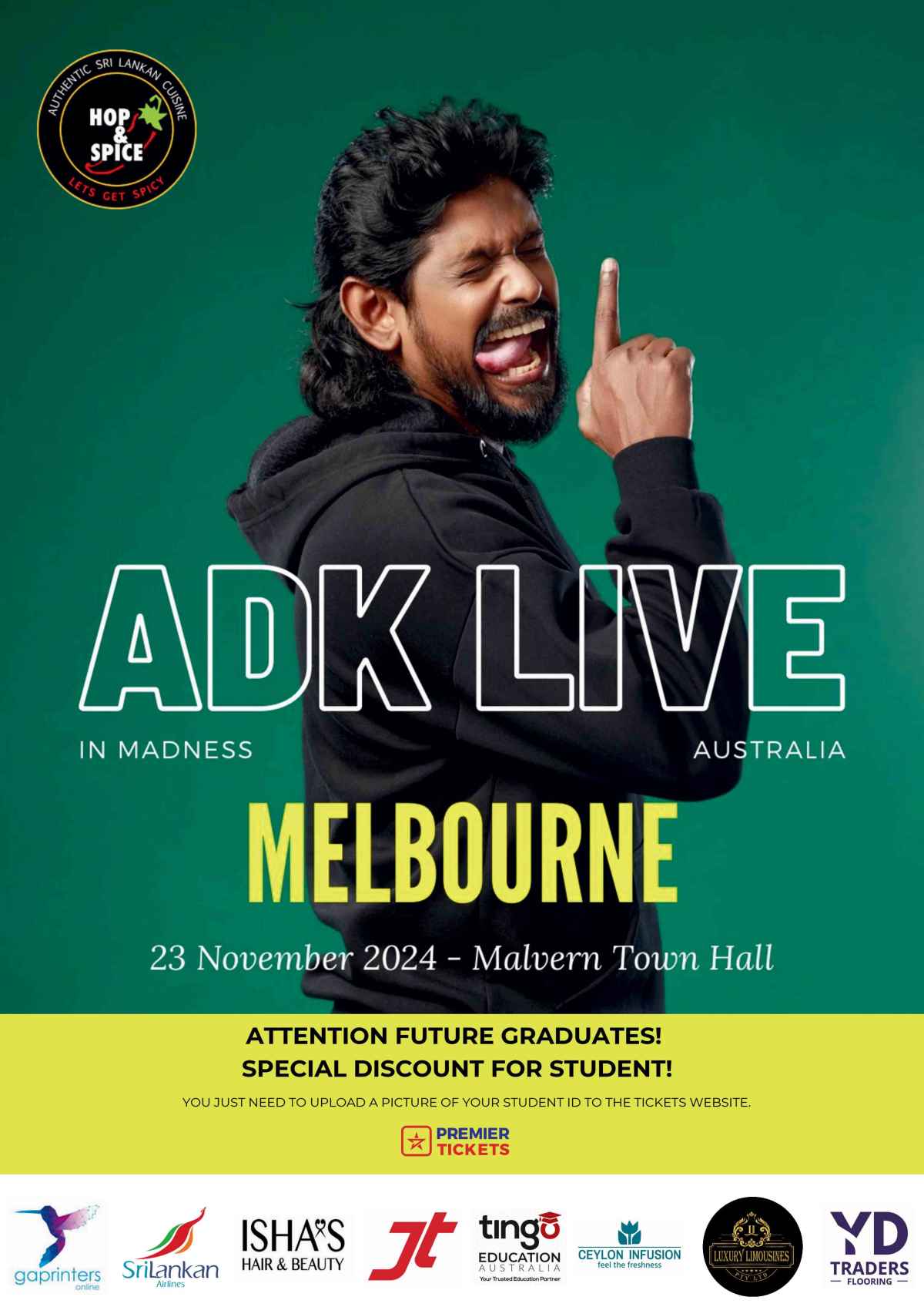 ADK Live in Concert: Tamil/Sinhala Beats Take Over Melbourne