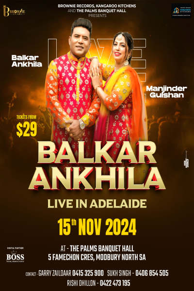 Balkar Ankhila Live In Adelaide 2024