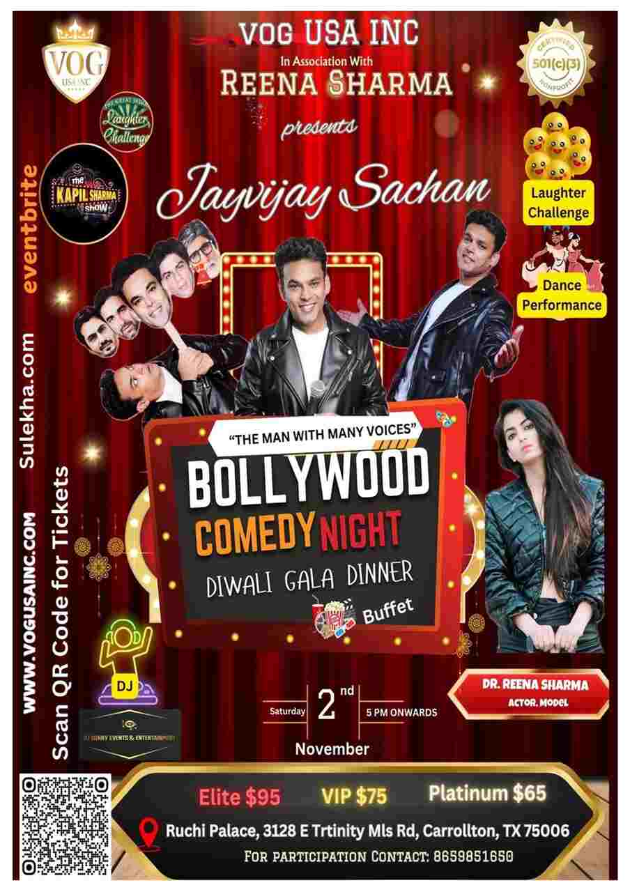 Bollywood Comedy Night Diwali Gala Dinner with JayVijay Sachan - 2024