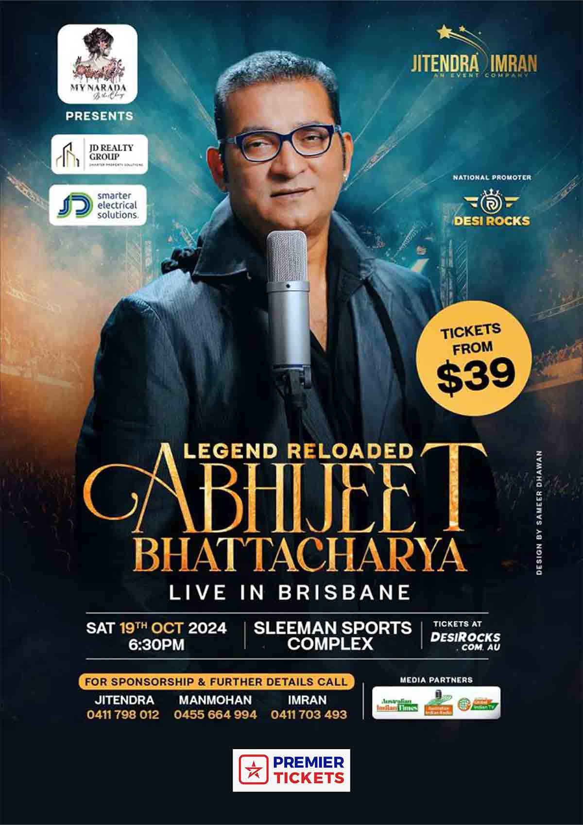 Legend Reloaded Abhijeet Bhattacharya Live in Brisbane