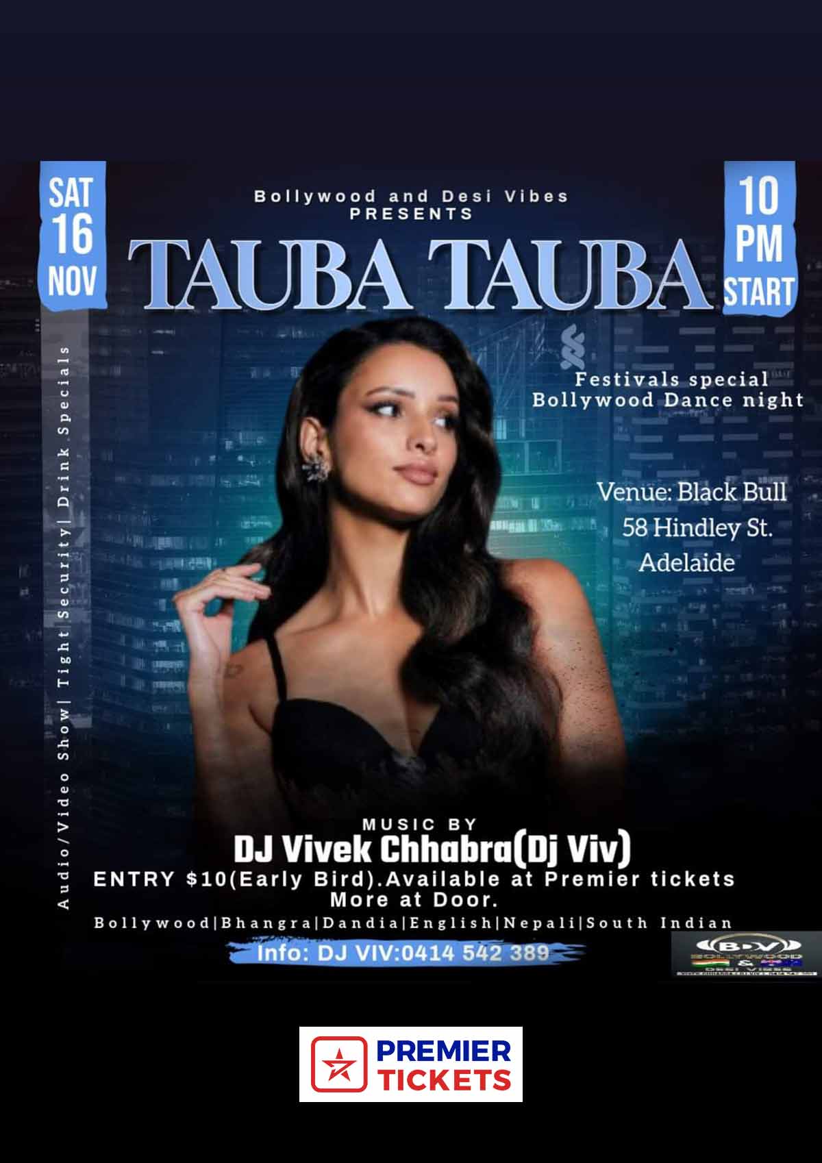 TAUBA TAUBA - A Night of Bollywood Magic in Adelaide 2024