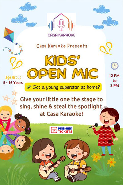 Kids’ Open Mic @ Casa Karaoke – 15 December