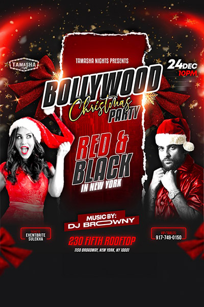 NYC TAMASHA NIGHTS | BOLLYWOOD CHRISTMAS EDITION | DJ BROWNY | 230 FIFTH