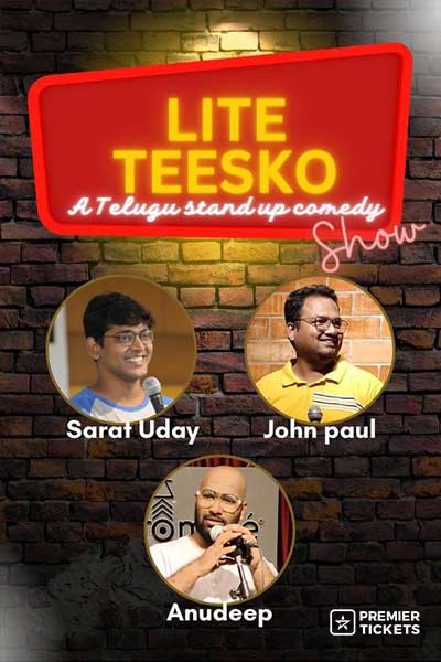 Lite Teesko, A Telugu Standup Comedy Show – Hyderabad