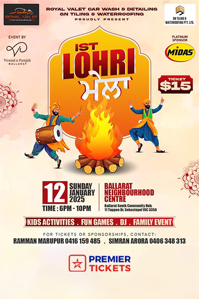 Ballarat Lohri Mela Night - 2025