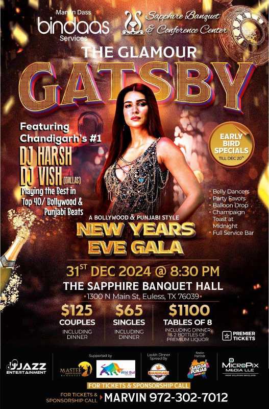 The Glamour Gatsby – New Years Eve Gala 2024