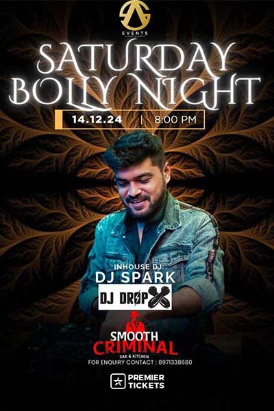 Saturday Bolly Night – 14th December