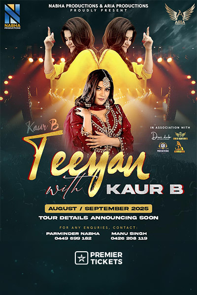 Teeyan 2025 with Kaur B in Australia/NZ